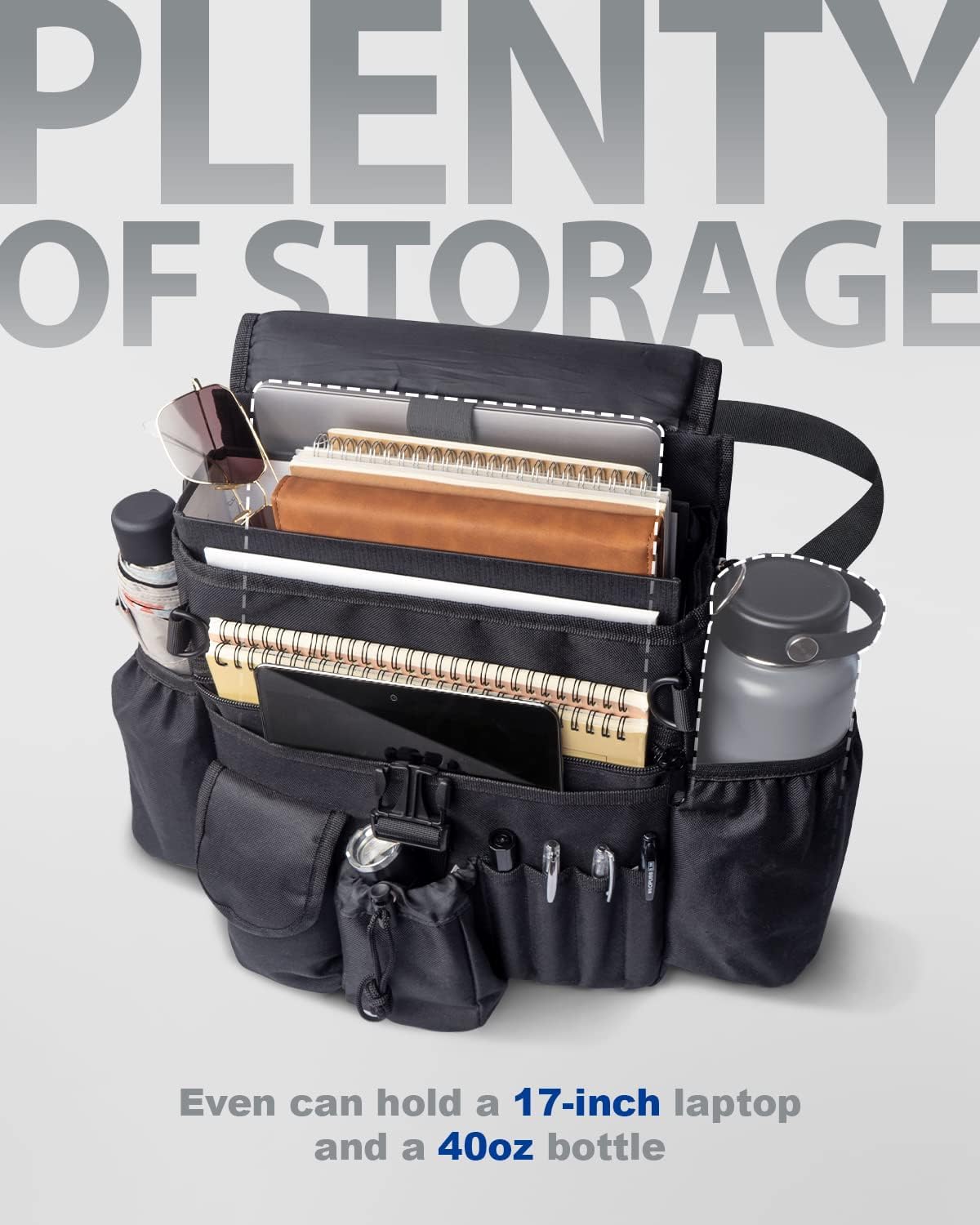 Front Seat Laptop Car Storage Organizer