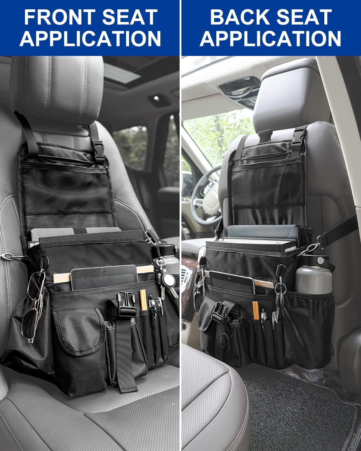 Front Seat Laptop Car Storage Organizer