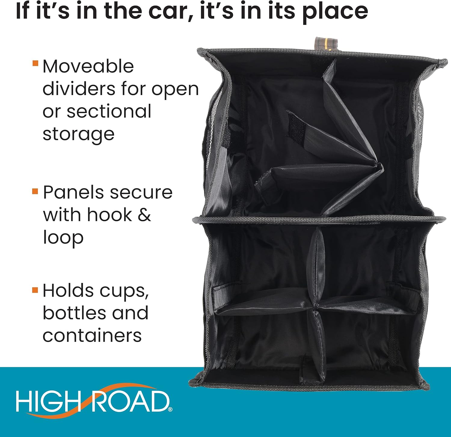 High Road Front Seat Car Caddy Organizer