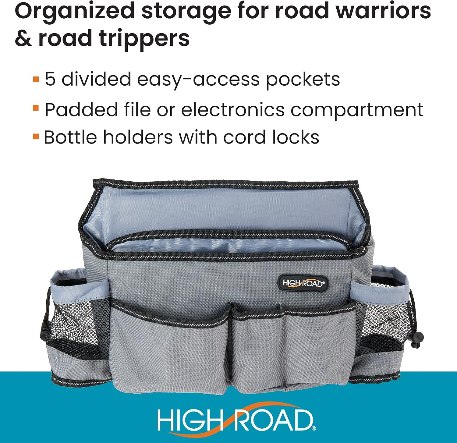 SwingAway Front Seat Car Storage Organizer