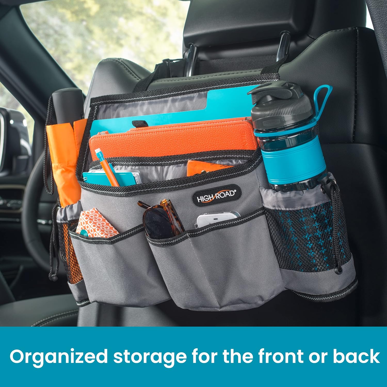 SwingAway Front Seat Car Storage Organizer
